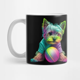 Neon Yorkie Mug